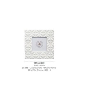 Cornice Bianca 18,5x20cm Cote Table