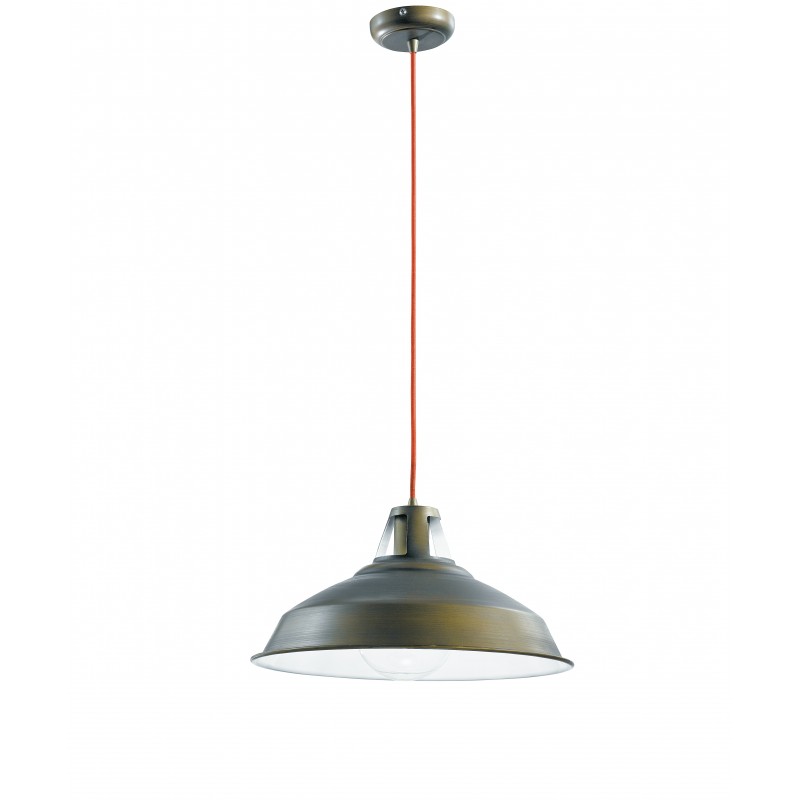 I-BOGOTA/S1 - Pendente rustico di colore antracite 60 watt E27