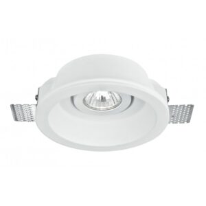 INC-MORGANA-R1 - Faretto a incasso orientabile bianco e a scomparsa rotondo GU10