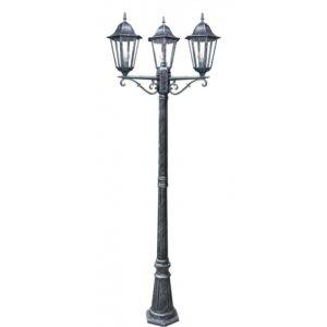 LANT-FIRENZE/P3 - Lampione a tre luci per esterno FIRENZE