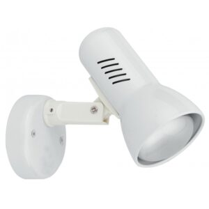 SPOT-CARRERA-1 - Applique semplice bianca 42 watt E27
