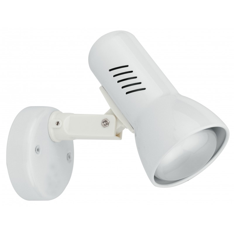 SPOT-CARRERA-1 - Applique semplice bianca 42 watt E27