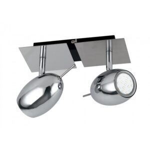 SPOT-MADRID-2 - Applique cromata a due luci led