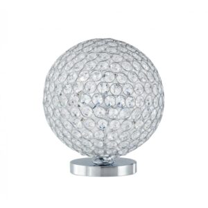 I-PLANET/L - Lampada da tavolo dalla forma sferica luminosa per i cristalli incastonati 28 watt G9