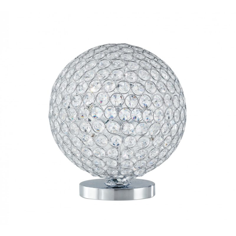 I-PLANET/L - Lampada da tavolo dalla forma sferica luminosa per i cristalli incastonati 28 watt G9