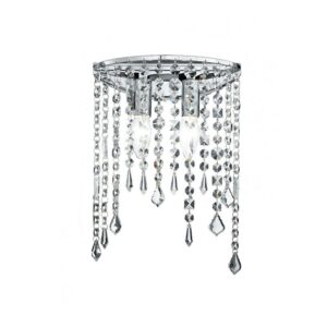 I-Breeze/Ap2 - Applique Cromata Con Cristalli Pendenti 40 Watt E14