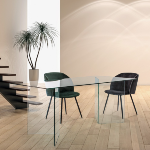 Tavolo total Vetro 180x90cm
