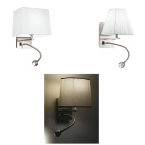 Applique Helly con luce orientabile