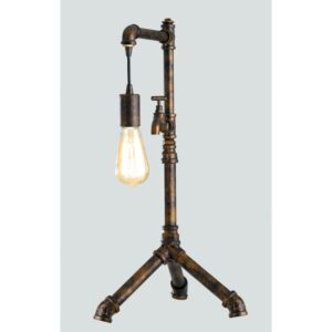 I-AMARCORD-L1 - Lampada da tavolo rustica 60 watt E27