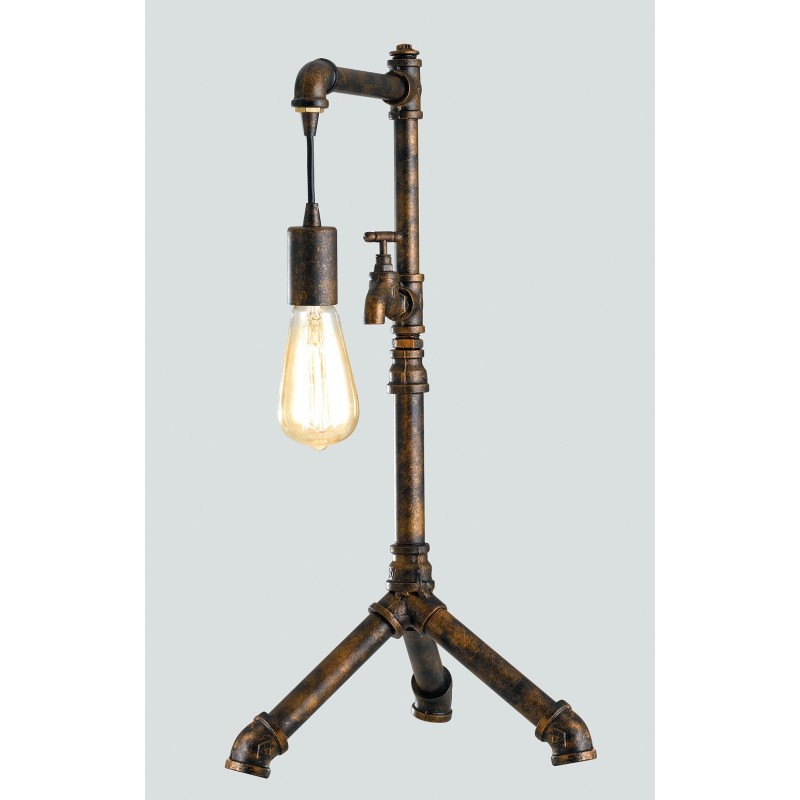 I-AMARCORD-L1 - Lampada da tavolo rustica 60 watt E27