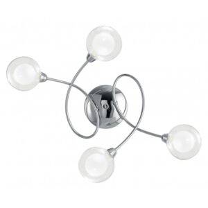 I-BLOG-PL4 - Plafoniera dal design moderna dal colore cromato 28 watt G9