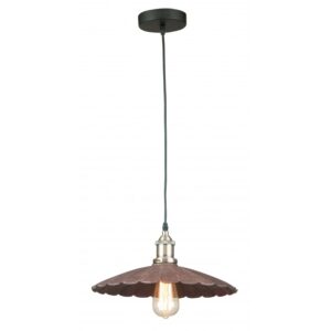 I-GREASE-S1 - Pendente con decoro a ventaglio 60 watt E27