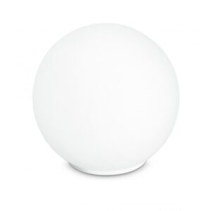 I-LAMPD/L15 BCO - Lampada da tavolo sferica bianca moderna 60 watt E14