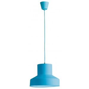 I-LENNON/S1 BLU - Pendente in silicone blu dal design moderno 60 watt E27