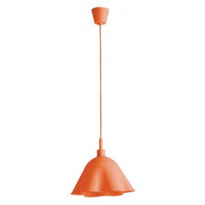 I-MONROE/S1 ARA - Pendente dalla forma originale arancio 60 watt E27