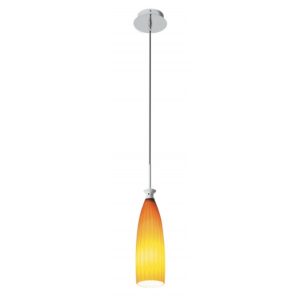 I-SWING-SP-1 AMB - Pendente originale in vetro ambrato 40 watt E14