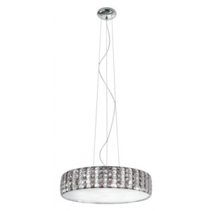 I-TANGO/S55 - Lampadario raffinato sospeso con cristalli trasparenti decorativi 42 watt G9