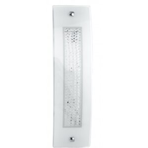I-TRILOGY/AP4512 - Applique con fascia centrale di cristalli luminosa e con luci led 14 watt