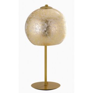 I-VANITY/L ORO - Lampada da tavolo sferica di colore oro 60 watt E27