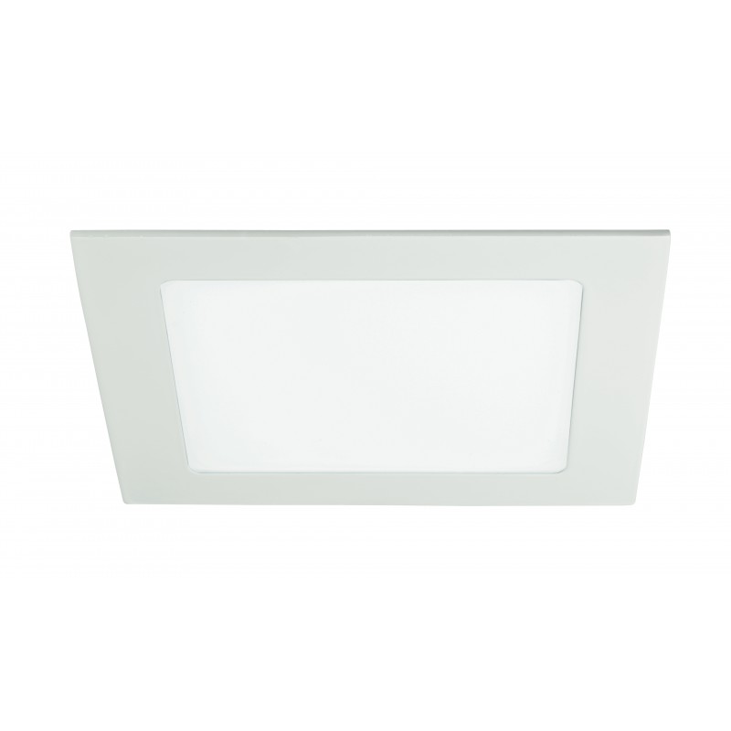 INC-FLAP/12W - Faretto a incasso bianco quadrato con luci led 12 watt 4000 kelvin