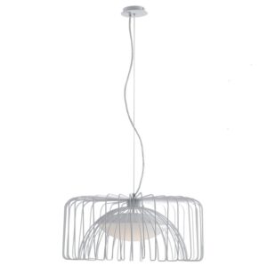 Lampadario a sospensione Cougar bianco