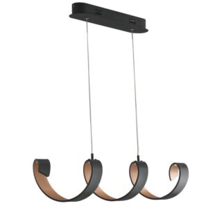 LED-HELIX-S4 NER Sospensione Led Nero