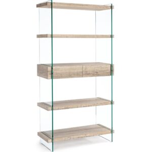 Libreria 4P-2C Kenya 90x39x180cm