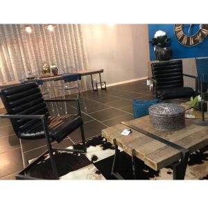 Sedia Pelle Cote Table