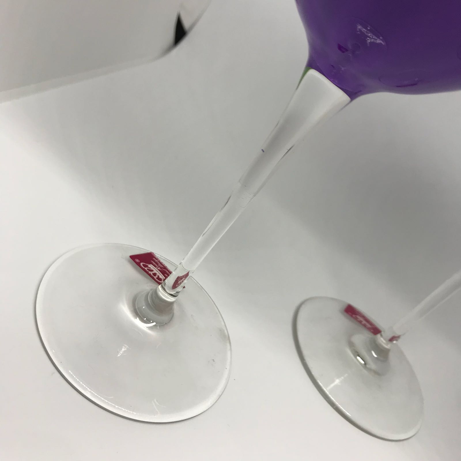6pz Calice Vino a Pois - immagine 3