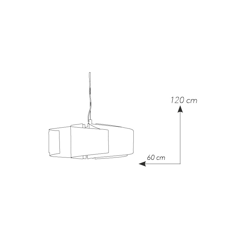 Sospensione Led Joyce D60xH120cm - immagine 2