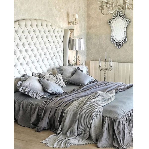 Letto con Spalliera Curva