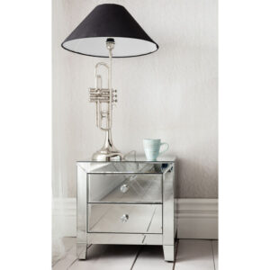 Coppia Comodini Specchiati Luxury