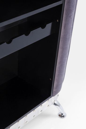 Angolo Bar Viola e Nero Mobile bar con 2 sgabelli - immagine 7