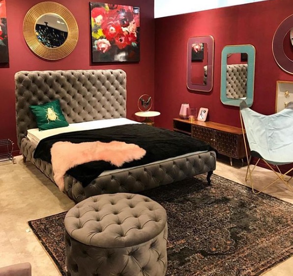 Letto Desiderio Grigio