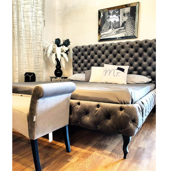 Letto Desiderio Grigio