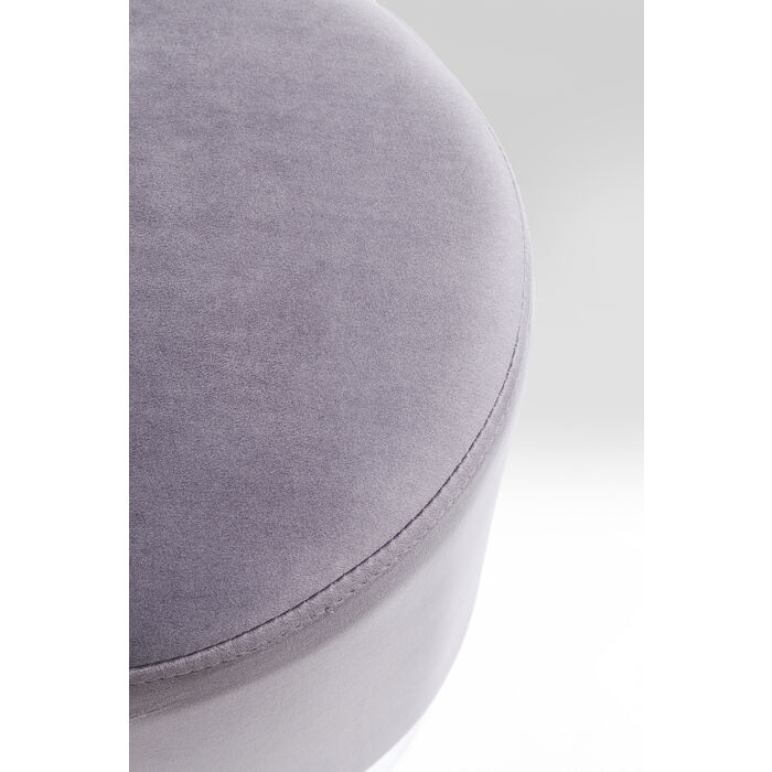 Pouf "Puffetto" Grigio Base Acciaio D35xH42cm - immagine 4