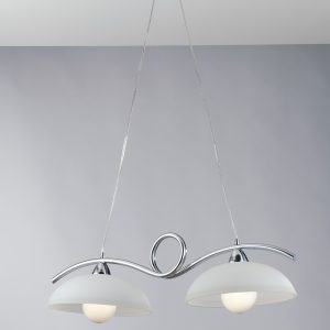 Sospensione Halley Cromo 110x76cm