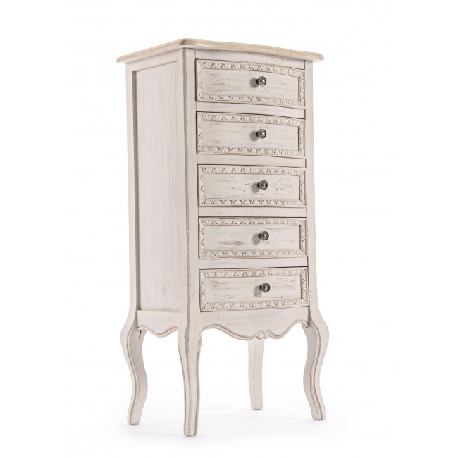 Cassettiera Shabby 5 Cassetti
