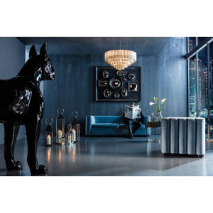 Set Lanterne da 4 pezzi in acciaio