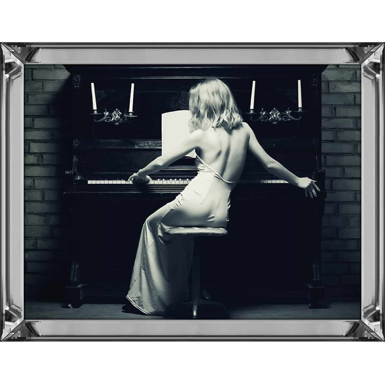 Quadro Donna al Piano