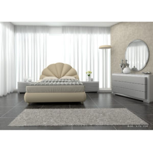 Letto Matrimoniale Sofia Avorio