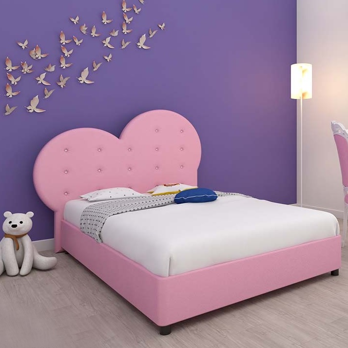 Letto Cuore Rosa