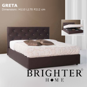 Letto matrimoniale Greta