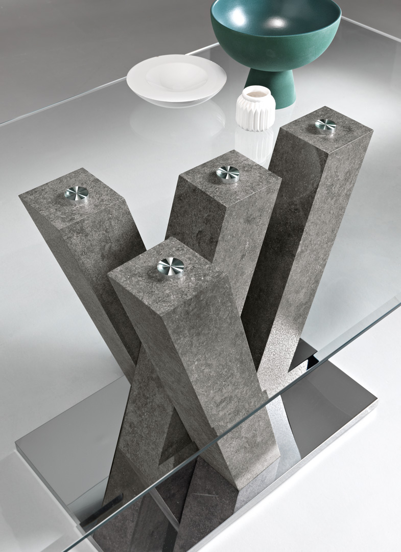 Tavolo Lenny effetto Cemento 160x90cm