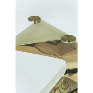 Tavolo Vetro Glorioso Oro 200x100cm