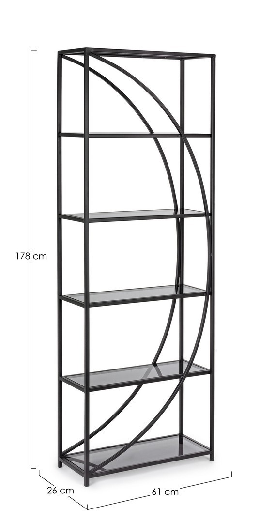 Libreria Korvetta 61x26xH178cm - immagine 4