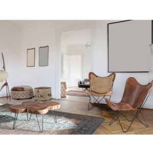 Tavolino Industrial Orbital 90x60cm