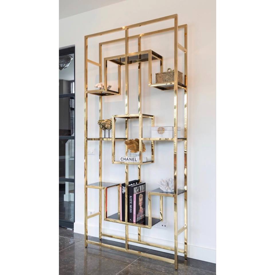 Libreria Magnum Oro 108x30xH230cm