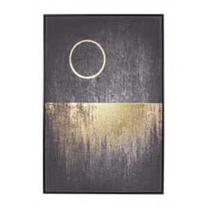 Quadro Astratto Oro & Nero 122x82