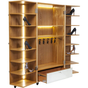 scarpiera baule con led